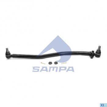 4 849 р. Тяга рулевая MERCEDES Actros продольная L=876мм SAMPA SAMPA 097.323-01  с доставкой в г. Майкоп. Увеличить фотографию 1