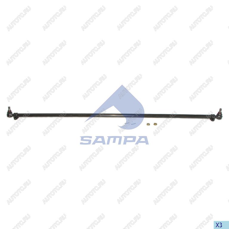 4 699 р. Тяга рулевая MAN поперечная L=1645мм SAMPA SAMPA 097.335-01  с доставкой в г. Майкоп