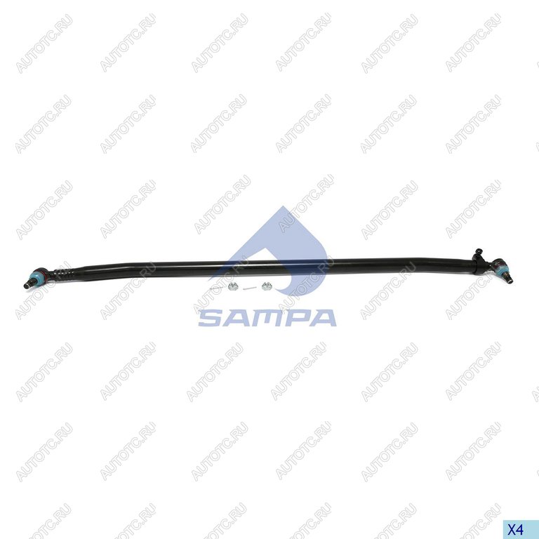7 349 р. Тяга рулевая MAN поперечная L=1650мм SAMPA SAMPA 097.348-01  с доставкой в г. Майкоп