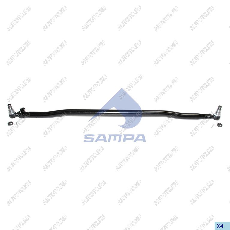 8 949 р. Тяга рулевая MERCEDES поперечная L=1687мм SAMPA SAMPA 097.409-01  с доставкой в г. Майкоп