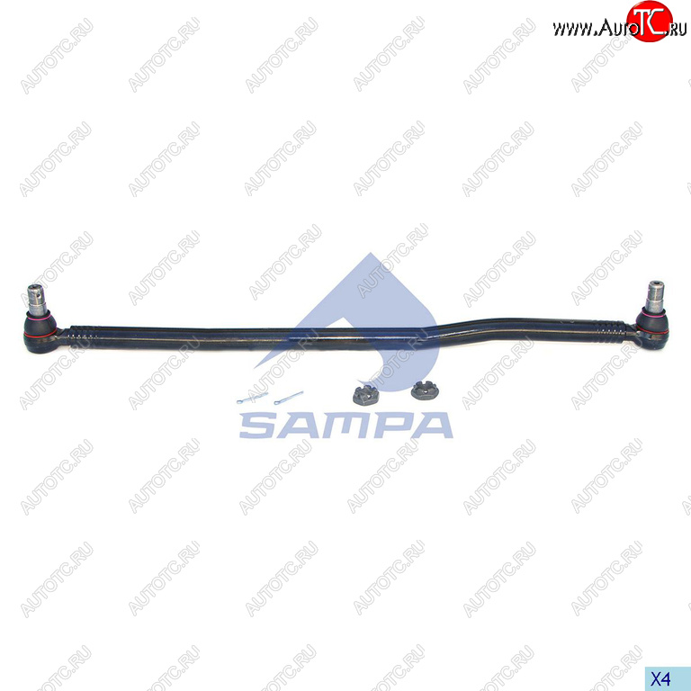 3 799 р. Тяга рулевая MERCEDES продольная SAMPA SAMPA 097.415-01  с доставкой в г. Майкоп