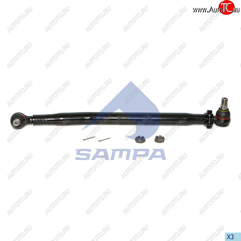 4 749 р. Тяга рулевая RENAULT продольная L=775 SAMPA SAMPA 097.471-01  с доставкой в г. Майкоп