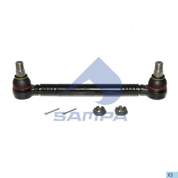 3 499 р. Тяга рулевая MAN поперечная L=413 SAMPA SAMPA 097.506-01  с доставкой в г. Майкоп. Увеличить фотографию 1