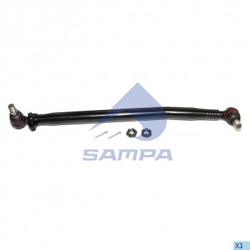4 849 р. Тяга рулевая DAF продольная L=867 SAMPA SAMPA 097.581-01  с доставкой в г. Майкоп. Увеличить фотографию 1