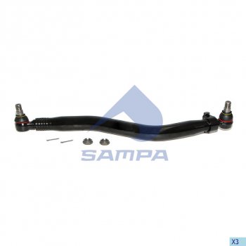 6 849 р. Тяга рулевая RENAULT Premium продольная L=860мм SAMPA SAMPA 097.734-01  с доставкой в г. Майкоп. Увеличить фотографию 1