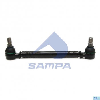 1 999 р. Тяга рулевая VOLVO RENAULT продольная L=340мм SAMPA SAMPA 097.745-01  с доставкой в г. Майкоп. Увеличить фотографию 1