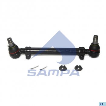 3 899 р. Тяга рулевая SCANIA продольная SAMPA SAMPA 097.758-01  с доставкой в г. Майкоп. Увеличить фотографию 1