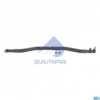 10 349 р. Тяга рулевая SCANIA P,G,R,T series поперечная L=1625мм SAMPA SAMPA 097.760-01  с доставкой в г. Майкоп. Увеличить фотографию 1