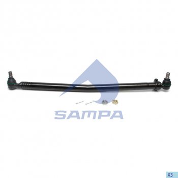 3 399 р. Тяга рулевая MAN продольная L=820мм SAMPA SAMPA 097.812-01  с доставкой в г. Майкоп. Увеличить фотографию 1