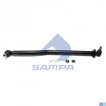 7 699 р. Тяга рулевая MAN TGA,TGS продольная L=1021 SAMPA SAMPA 097.814-01  с доставкой в г. Майкоп. Увеличить фотографию 1