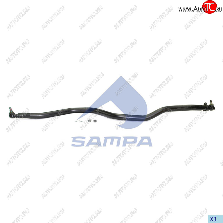 14 999 р. Тяга рулевая VOLVO FH,FM продольная L=2139мм SAMPA SAMPA 097.830-01 SAMPA 097.830-01  с доставкой в г. Майкоп