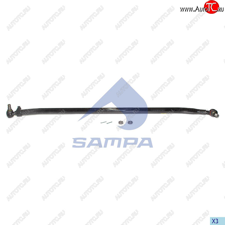 8 699 р. Тяга рулевая SCANIA поперечная L=1743мм SAMPA SAMPA 097.910-01  с доставкой в г. Майкоп