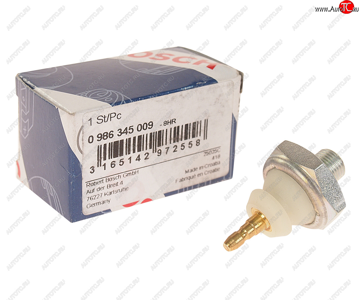 819 р. Датчик давления масла HONDA Accord (-98) BOSCH BOSCH 0986345009  с доставкой в г. Майкоп