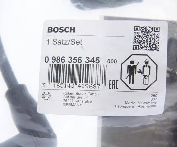 5 799 р. Провод высоковольтный VW Golf 4,Bora SKODA Octavia (99-) (2.0) комплект BOSCH BOSCH 0986356345  с доставкой в г. Майкоп. Увеличить фотографию 3