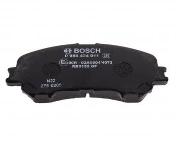 3 699 р. Колодки тормозные передние (4шт.) BOSCH Nissan Qashqai 2 J11 дорестайлинг (2013-2019)  с доставкой в г. Майкоп. Увеличить фотографию 3