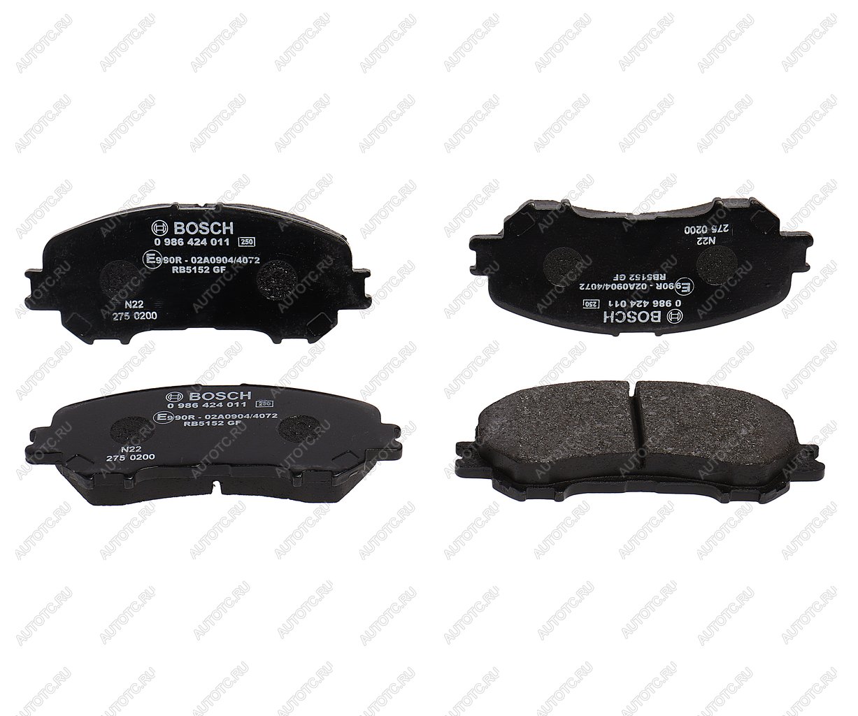3 699 р. Колодки тормозные передние (4шт.) BOSCH Nissan Qashqai 2 J11 дорестайлинг (2013-2019)  с доставкой в г. Майкоп