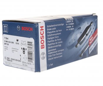 2 399 р. Колодки тормозные передние (4шт.) BOSCH Toyota 4Runner N120,N130 5 дв. дорестайлинг (1989-1992)  с доставкой в г. Майкоп. Увеличить фотографию 3