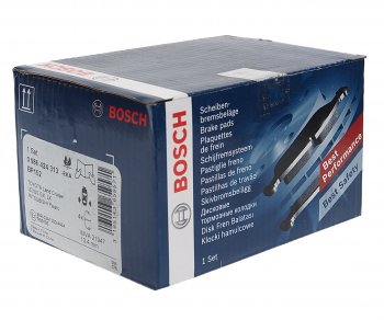 2 059 р. Колодки тормозные передние (4шт.) BOSCH Toyota 4Runner N210 дорестайлинг (2002-2005)  с доставкой в г. Майкоп. Увеличить фотографию 2