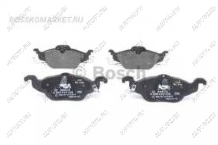2 269 р. Колодки тормозные передние (4шт.) BOSCH Opel Zafira A (1999-2006)  с доставкой в г. Майкоп