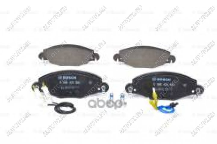 2 499 р. Колодки тормозные передние (4шт.) BOSCH CITROEN C5 X40,RE универсал рестайлинг (2004-2008)  с доставкой в г. Майкоп