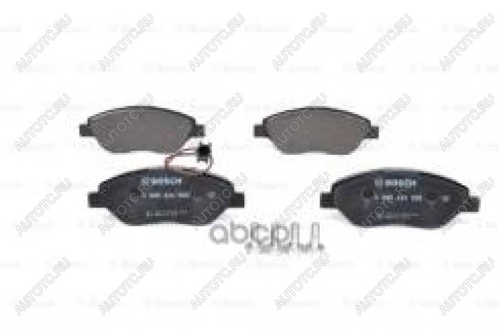 2 899 р. Колодки тормозные передние с датчиком (4шт.) BOSCH Fiat Bravo 198 хэтчбэк 3 дв. (2007-2015)  с доставкой в г. Майкоп