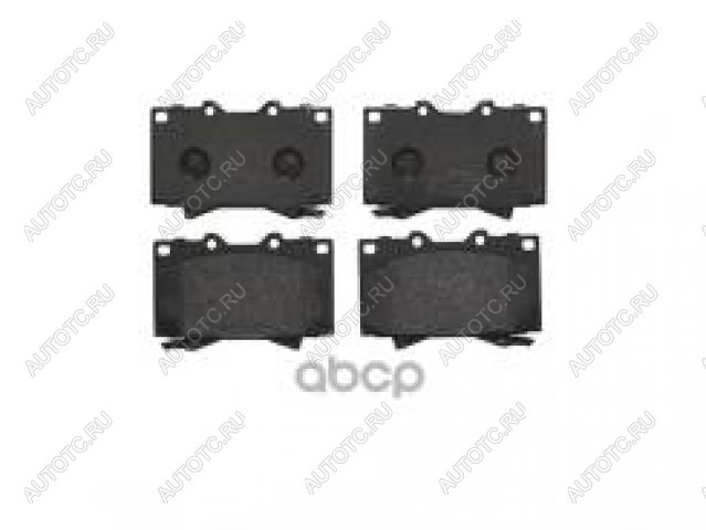2 659 р. Колодки тормозные передние (4шт.) BOSCH Toyota Land Cruiser 100 дорестайлинг (1998-2002)  с доставкой в г. Майкоп