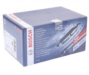 4 399 р. Колодки тормозные задние (4шт.) BOSCH Mercedes-Benz ML class W163 дорестайлинг (1997-2001)  с доставкой в г. Майкоп. Увеличить фотографию 3