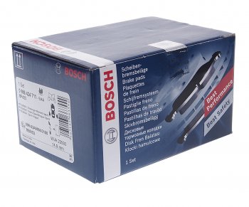 2 289 р. Колодки тормозные задние (4шт.) BOSCH Mitsubishi Pajero Sport PA рестайлинг (2004-2008)  с доставкой в г. Майкоп. Увеличить фотографию 2