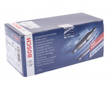2 999 р. Колодки тормозные передние (4шт.) BOSCH Nissan Pathfinder R50 2-ой рестайлинг (2002-2004)  с доставкой в г. Майкоп. Увеличить фотографию 3