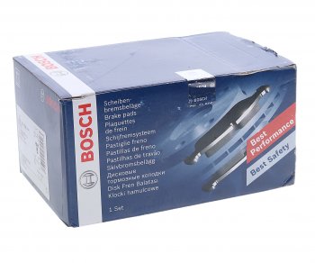 2 499 р. Колодки тормозные передние (4шт.) BOSCH CITROEN C8 (2002-2014)  с доставкой в г. Майкоп. Увеличить фотографию 2