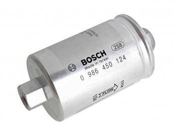 729 р. Фильтр топливный ВАЗ инжектор тонкой очистки (гайка) BOSCH BOSCH 0986450124  с доставкой в г. Майкоп. Увеличить фотографию 1