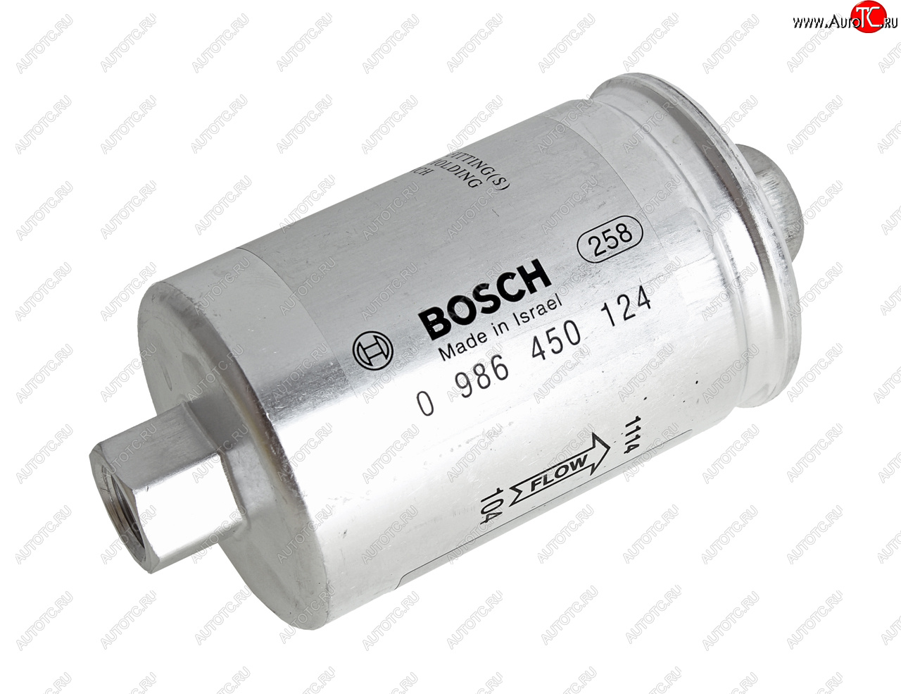 729 р. Фильтр топливный ВАЗ инжектор тонкой очистки (гайка) BOSCH BOSCH 0986450124  с доставкой в г. Майкоп