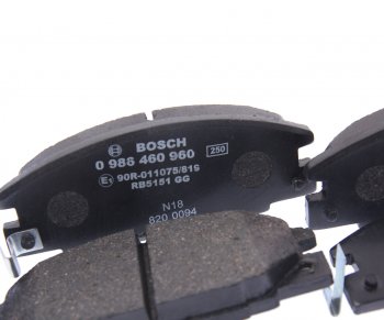 1 989 р. Колодки тормозные передние (4шт.) BOSCH Opel Frontera B 3 дв. дорестайлинг (1998-2001)  с доставкой в г. Майкоп. Увеличить фотографию 2