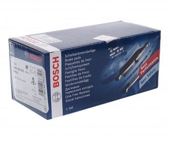 2 299 р. Колодки тормозные задние (4шт.) BOSCH Mercedes-Benz C-Class W202 дорестайлинг седан (1993-1997)  с доставкой в г. Майкоп. Увеличить фотографию 2