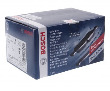 1 799 р. Колодки тормозные передние (4шт.) BOSCH Nissan Teana 1 J31 дорестайлинг (2003-2005)  с доставкой в г. Майкоп. Увеличить фотографию 2