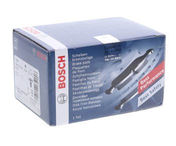 1 199 р. Колодки тормозные передние (4шт.) BOSCH Peugeot 106 (1991-2003)  с доставкой в г. Майкоп. Увеличить фотографию 3