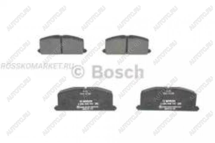 1 789 р. Колодки тормозные передние (4шт.) BOSCH Toyota Camry V10 (1982-1986)  с доставкой в г. Майкоп