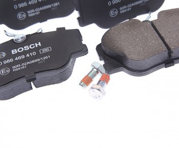 2 599 р. Колодки тормозные передние (4шт.) BOSCH Mercedes-Benz E-Class W124 седан дорестайлинг (1984-1993)  с доставкой в г. Майкоп. Увеличить фотографию 2