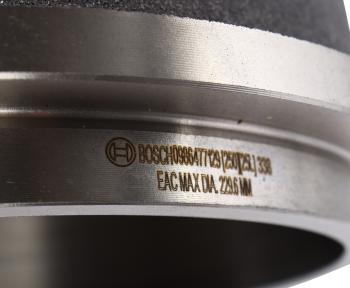 6 199 р. Барабан тормозной FORD Connect (02-) задний BOSCH BOSCH 0986477129  с доставкой в г. Майкоп. Увеличить фотографию 3