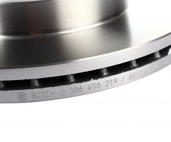 2 499 р. Диск тормозной KIA Rio (00-05) передний (1шт.) BOSCH BOSCH 0986478219  с доставкой в г. Майкоп. Увеличить фотографию 4