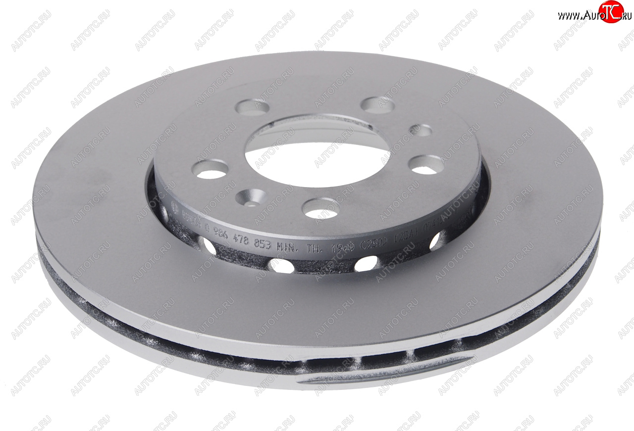 2 999 р. Диск тормозной VW Golf 4,5 AUDI A2,A3 SKODA Fabia,Octavia передний (1шт.) BOSCH BOSCH 0986478853  с доставкой в г. Майкоп