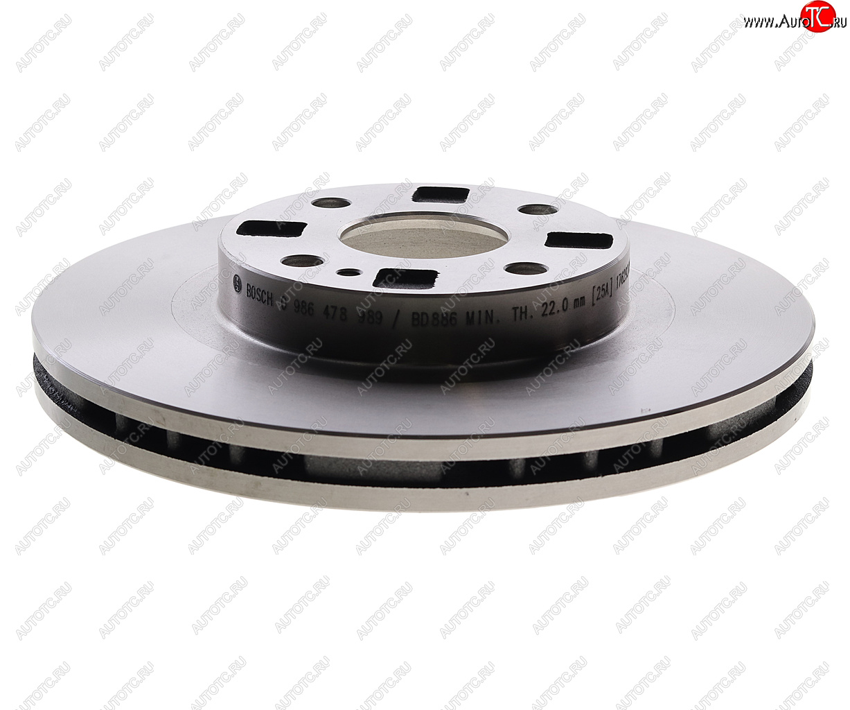 4 299 р. Диск тормозной MAZDA 323 (98-04) передний (1шт.) BOSCH BOSCH 0986478989 BOSCH 0986478989  с доставкой в г. Майкоп