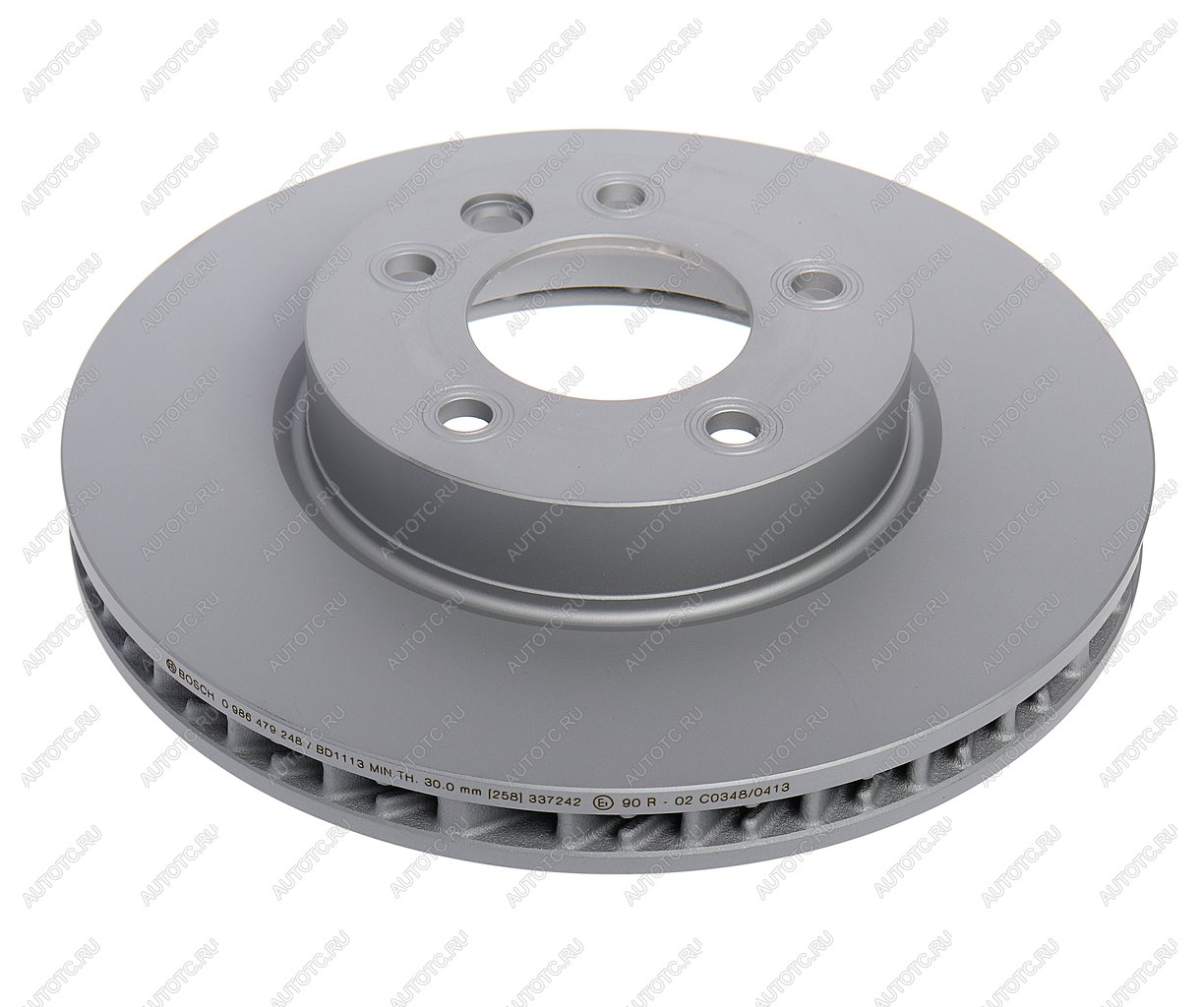 11 199 р. Диск тормозной VW Touareg (03-) PORCHE Cayenne (07-) (R17) передний левый (1шт.) BOSCH BOSCH 0986479248 BOSCH 0986479248  с доставкой в г. Майкоп
