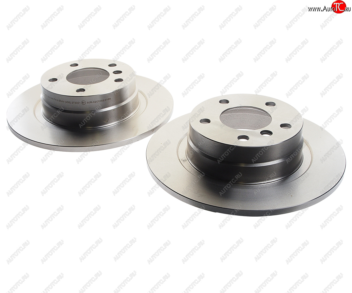 4 549 р. Диск тормозной BMW 1 (E81) (06-12) задний (1шт.) BOSCH BOSCH 0986479306 BOSCH 0986479306  с доставкой в г. Майкоп