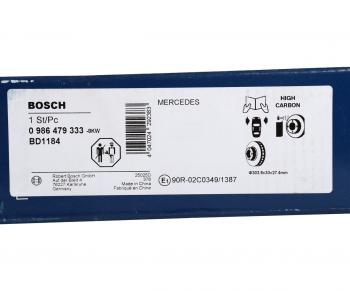 7 199 р. Диск тормозной MERCEDES E (W211) передний (1шт.) BOSCH BOSCH 0986479333 BOSCH 0986479333  с доставкой в г. Майкоп. Увеличить фотографию 3