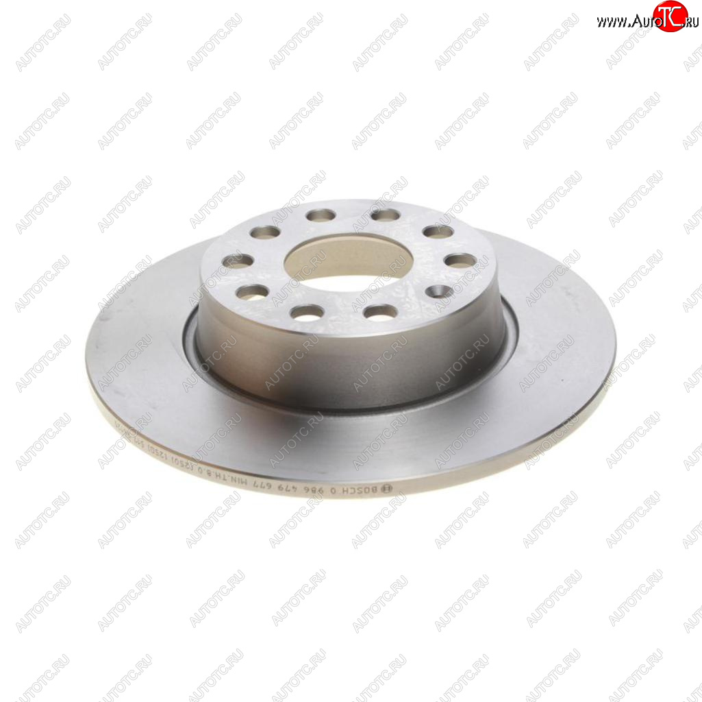 3 599 р. Диск тормозной VW Golf (09-13),Jetta (05-10) AUDI A3 (03-12) задний (1шт.) BOSCH BOSCH 0986479677  с доставкой в г. Майкоп