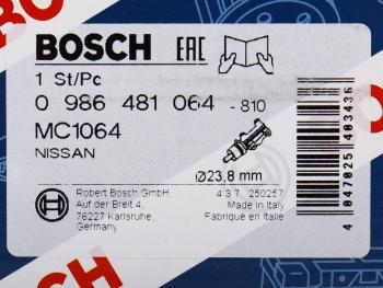 16 249 р. Цилиндр тормозной главный NISSAN Quashqai BOSCH BOSCH 0986481064 BOSCH 0986481064  с доставкой в г. Майкоп. Увеличить фотографию 6
