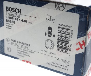 1 799 р. Колодки тормозные задние барабанные 4шт. BOSCH Suzuki Liana хэтчбэк (2001-2007)  с доставкой в г. Майкоп. Увеличить фотографию 4