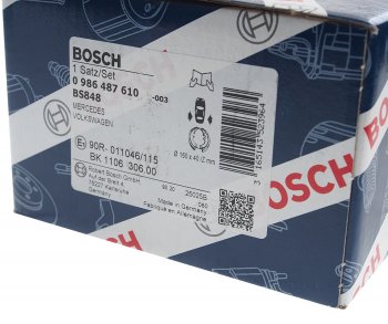 2 799 р. Колодки тормозные стояночного тормоза (4шт.) BOSCH Mercedes-Benz Sprinter W905 рестайлинг (2000-2006)  с доставкой в г. Майкоп. Увеличить фотографию 4
