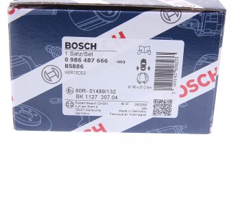2 999 р. Колодки тормозные задние барабанные (4шт.) BOSCH Mercedes-Benz CL class C216 (2007-2010)  с доставкой в г. Майкоп. Увеличить фотографию 5